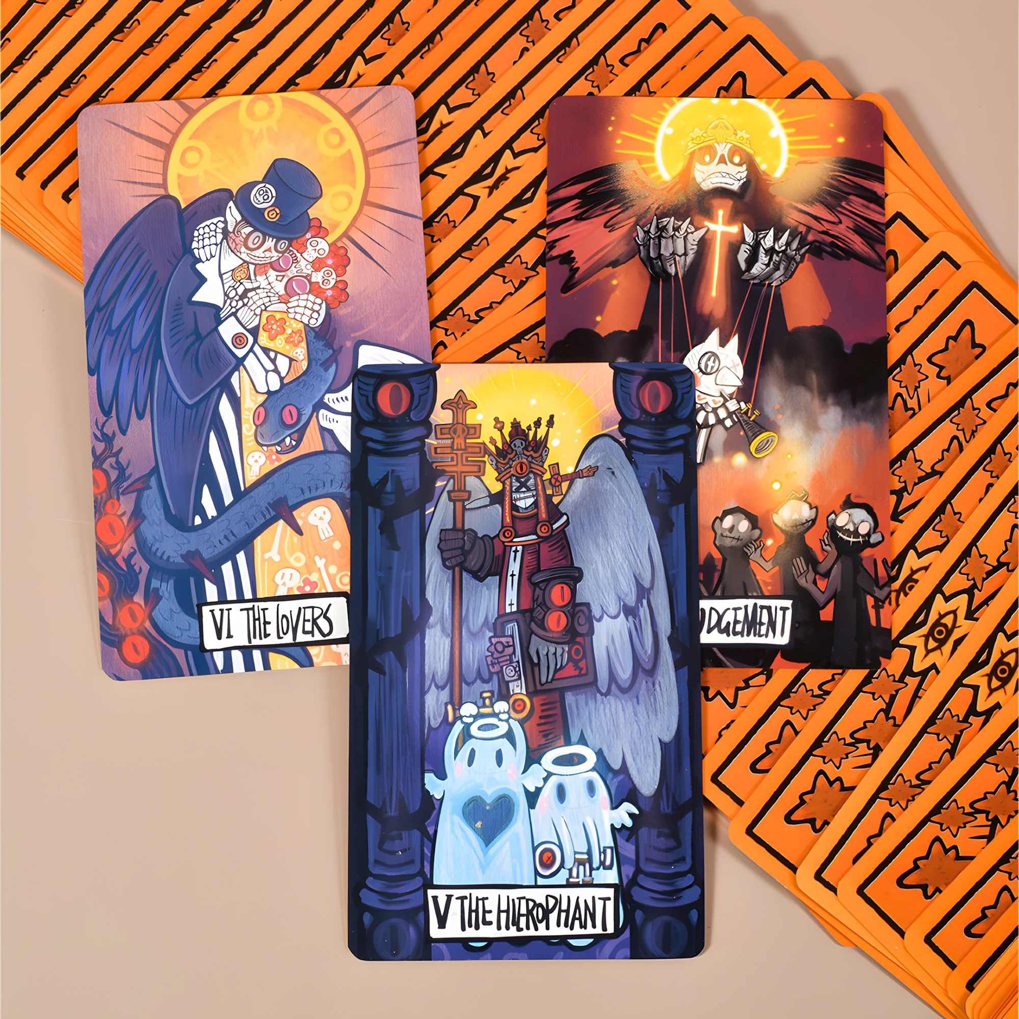 Vermilion Collection – wholesale Tarot cards – Whimsical Realm of Oddities Tarot4