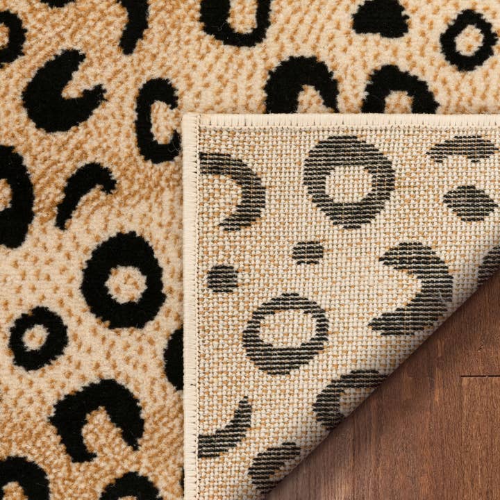 Well Woven - Wholesale Area Rug - Leopard Black Animal Print Rug