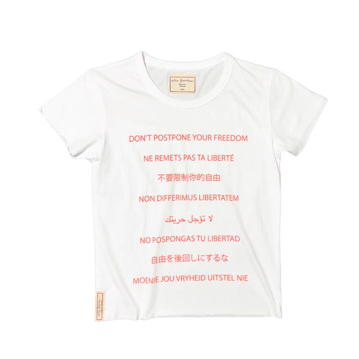 Pangaea, Baby Girl Tee for wholesale by Also, Freedom