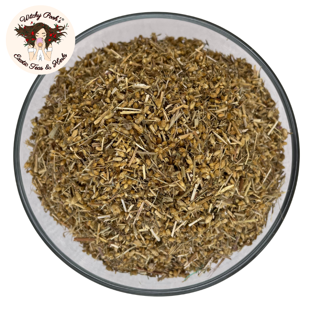 Witchy Pooh's Exotic Teas & Herbs – wholesale Loose tea – Witchy Pooh's Yarrow Tea - Whole Flowers, Caffeine Free2