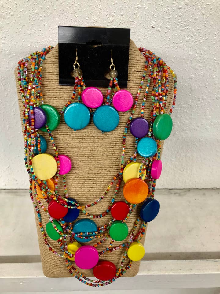 11 HEBRAS DE PERLAS DE SEMILLAS MULTICOLORES CON GRADUACIONES MULTICOLORES para venta al por mayor de International Duru's