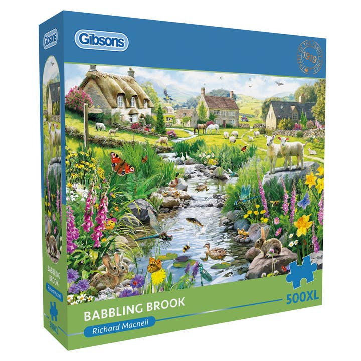Babbling Brook 500 Extra Large Piece Jigsaw for wholesale by Gibsons Games Ltd