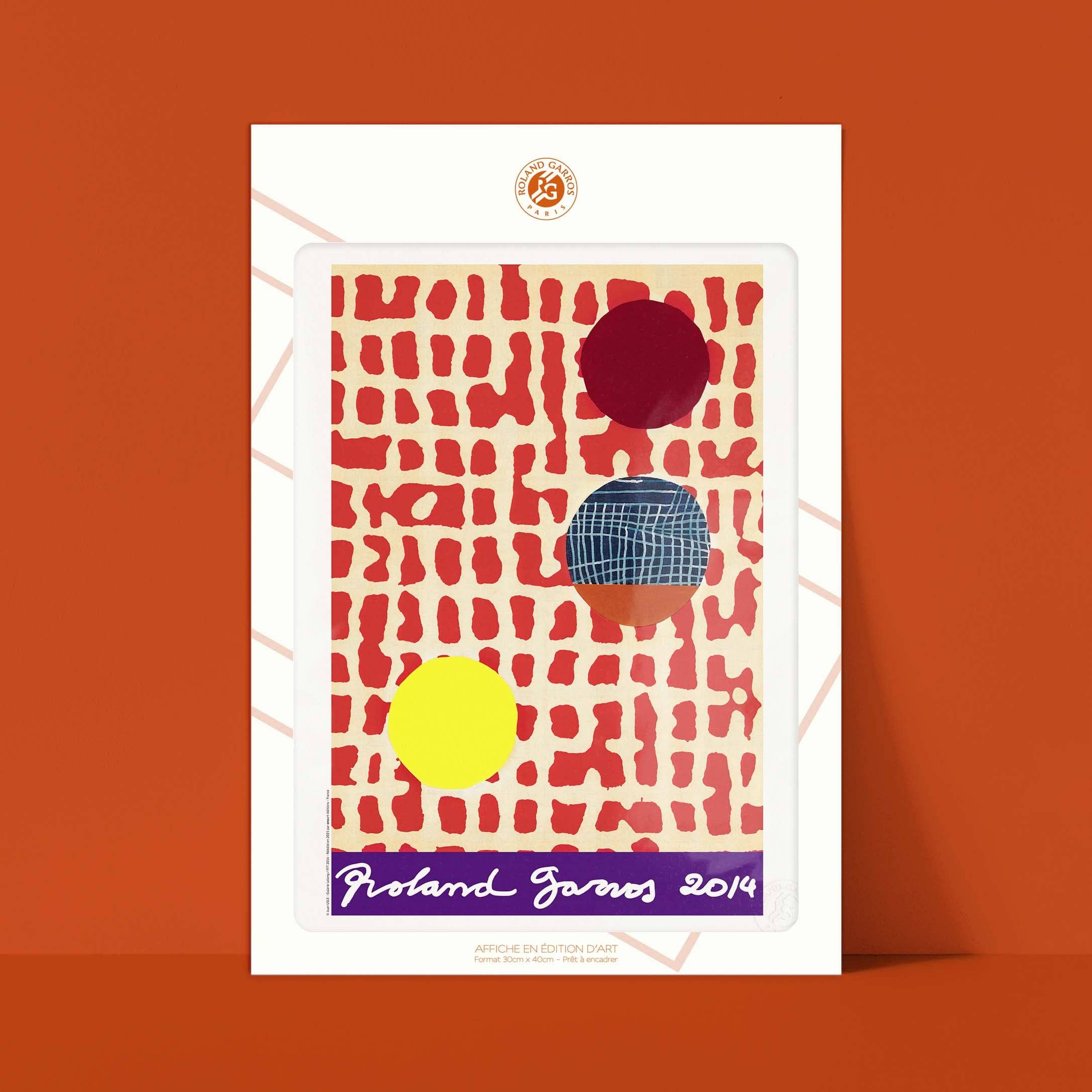 Oneart - Wholesale Poster - Roland-Garros Poster Juan Usle, 2014 - FFT00350