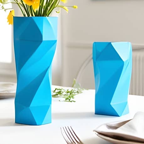 Angled Blessings Sculptural Vase – Shapes of Grace for wholesale by Love Laugh and Gather Together