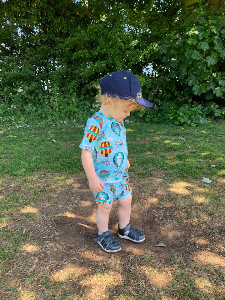 bummies met ballonprint voor wholesale door Stanley’s apparel