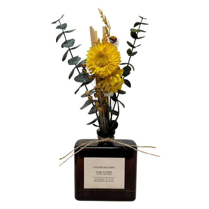 Golden Blooms Bouquet Reed Bundle Fragrance Diffuser for wholesale by Andaluca