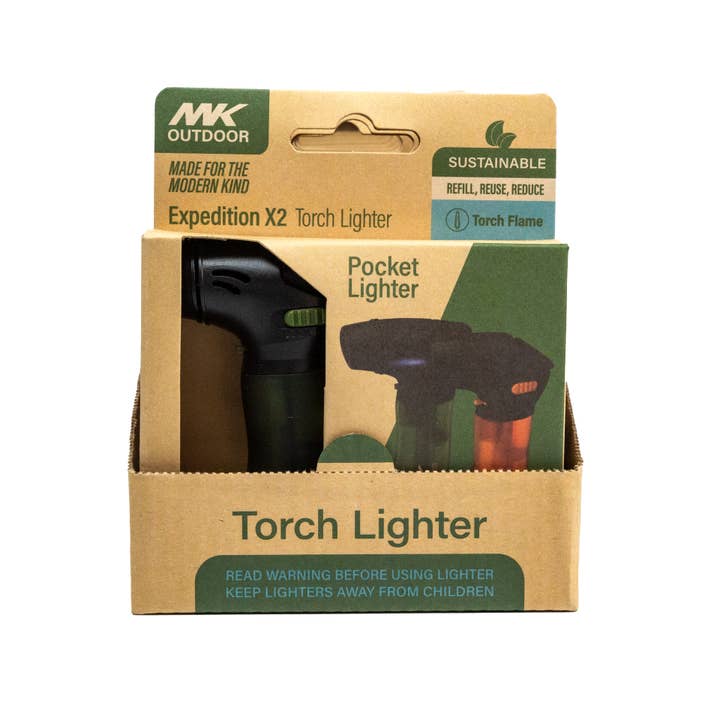 MK Lighter Company - Wholesale Lighter - MK Lighter Outdoor Series, Expedition 2PC Mini Torch Lighter