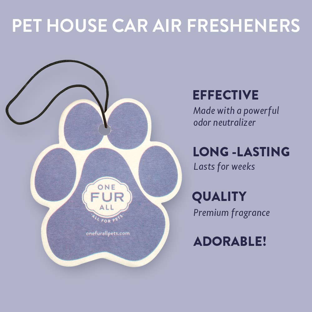 Pet House by One Fur All - Wholesale Car Freshener - Unisex - Lilac Garden Car Air Freshener3