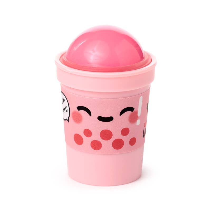 Puckator Ltd – wholesale Lip Balm – Foodiemals Lip Balm in a Bubble Tea Shaped Holder4