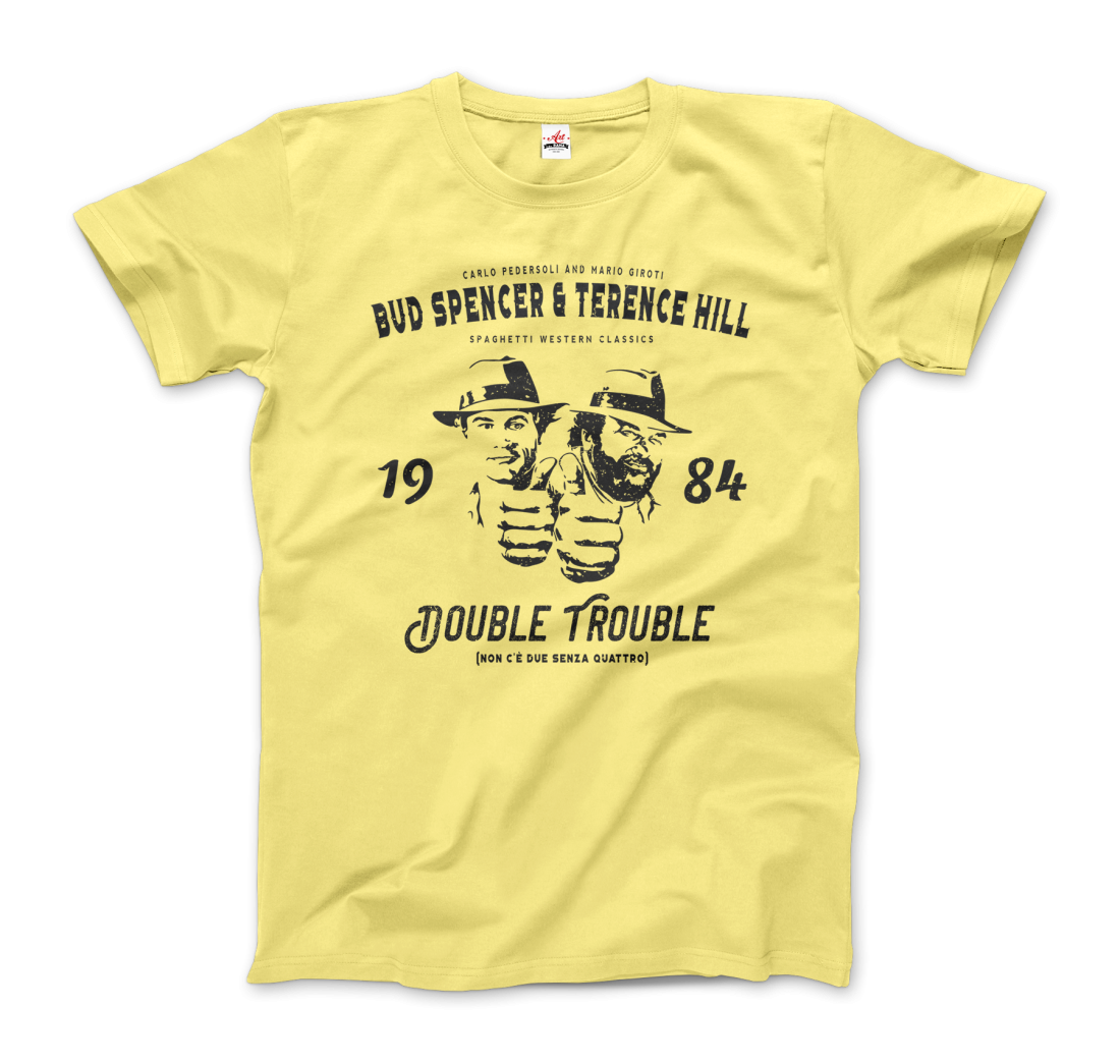 Art-O-Rama Shop - Wholesale Screen Printed T-Shirt - Unisex - Bud Spencer & Terence Hill Double Trouble T-Shirt7