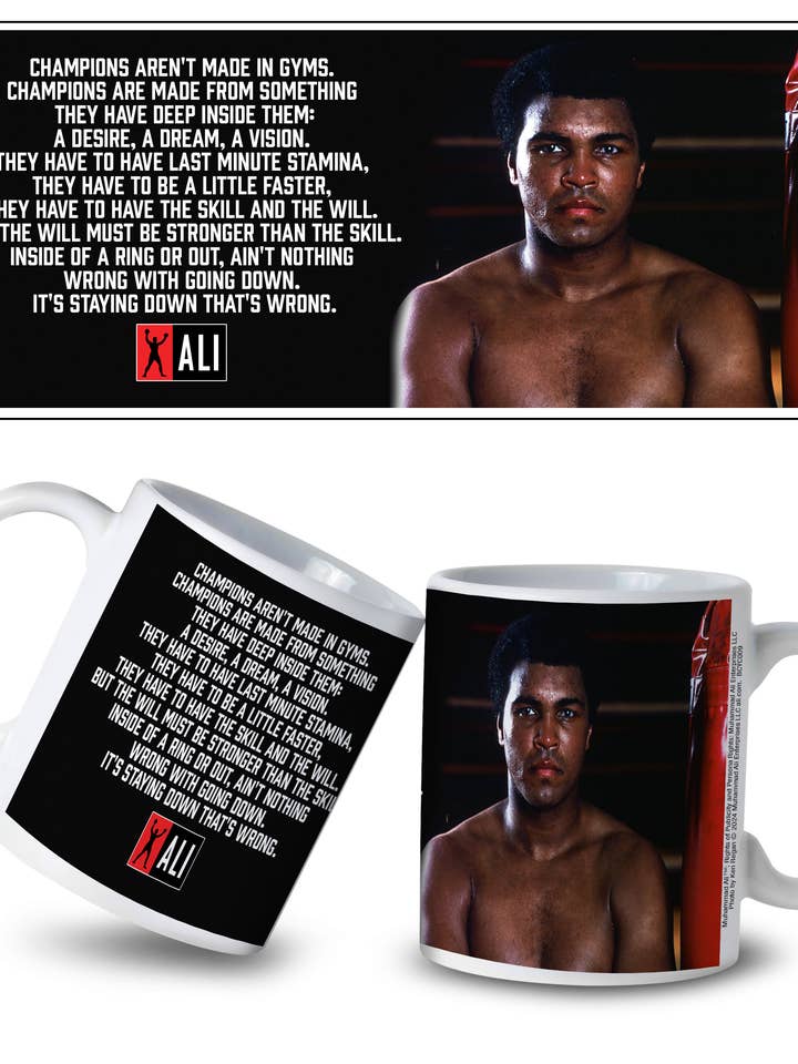 Ali - Champions Quote 11oz Mug for wholesale by Pyramid America