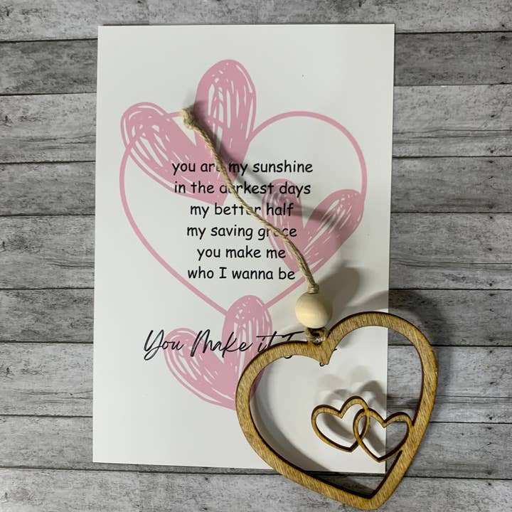 You Make It Easy Ornament for wholesale by Plums & Roses