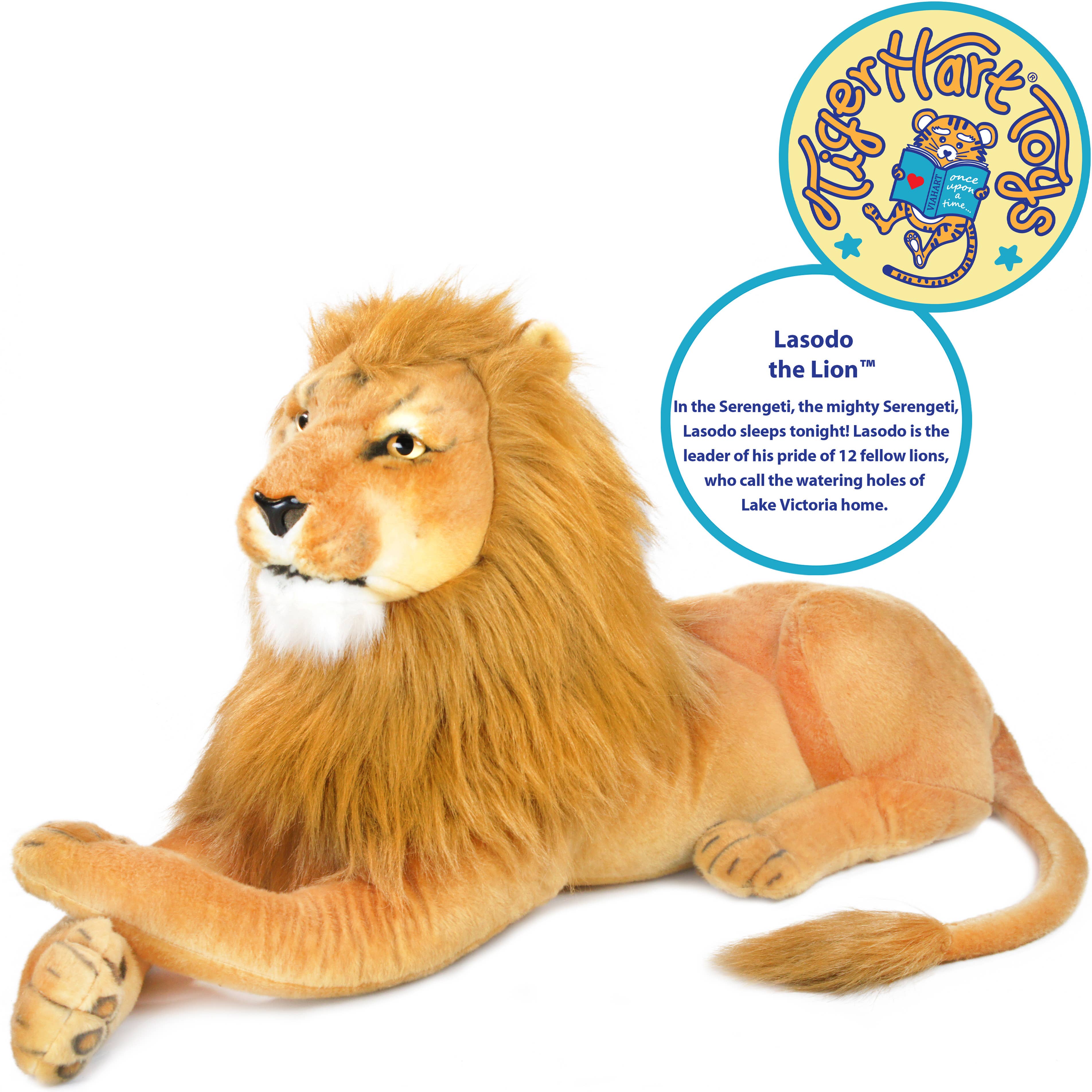 VIAHART Toy Co. - Wholesale Stuffed/Plush Toy - Kids & Baby - Lasodo The Lion | 39 Inch Stuffed Animal Plush2