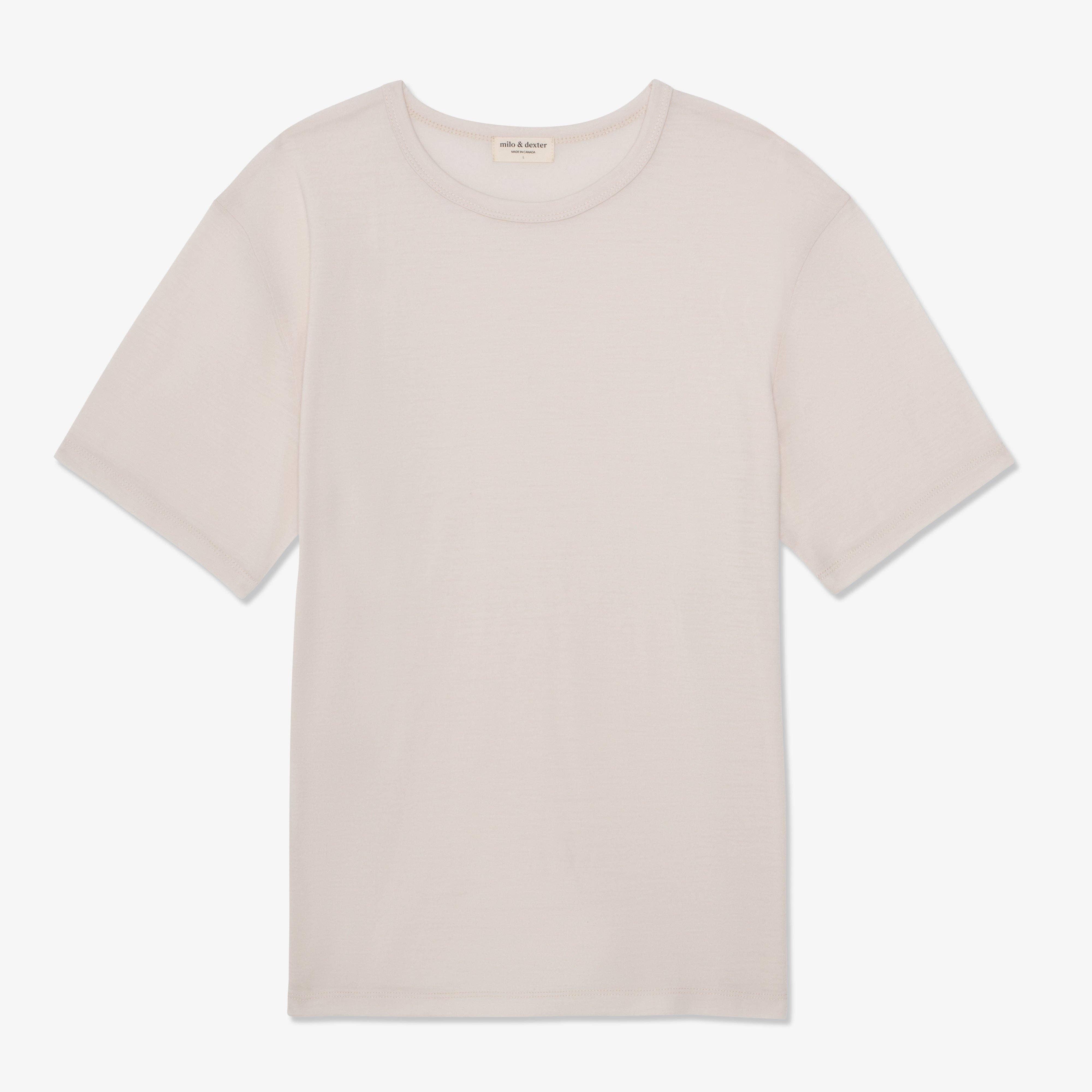 Milo & Dexter – Großhandel T-Shirt – Unisex – Klassisches T-Shirt aus Merinowolle1