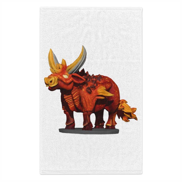 Asciugamano Fire Bull Rally, 11 x 18 per la vendita all'ingrosso da parte di Marick Booster