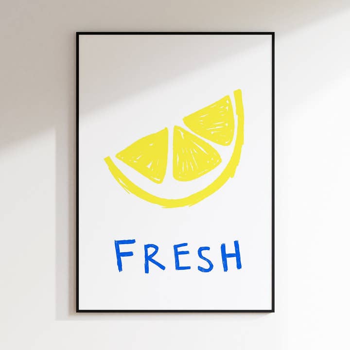 Impressão Lemon Fresh Kitchen por atacado de Fab Gab