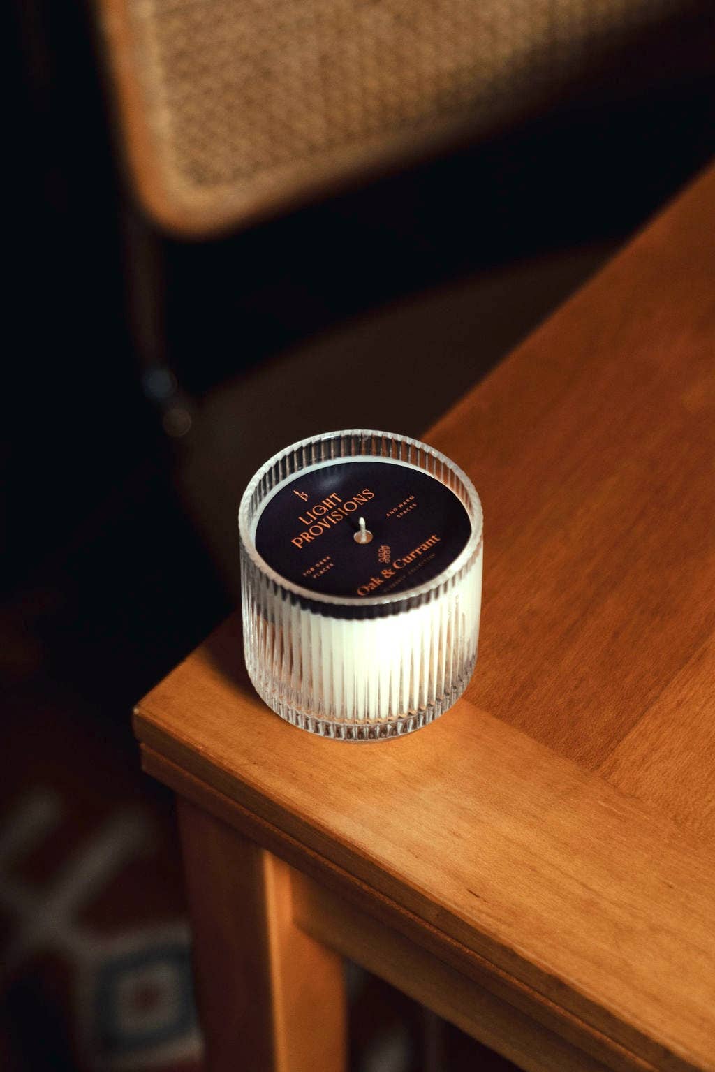 Light Provisions - Wholesale Jar/Filled Candle - 9.5 oz Oak & Currant Candle 5