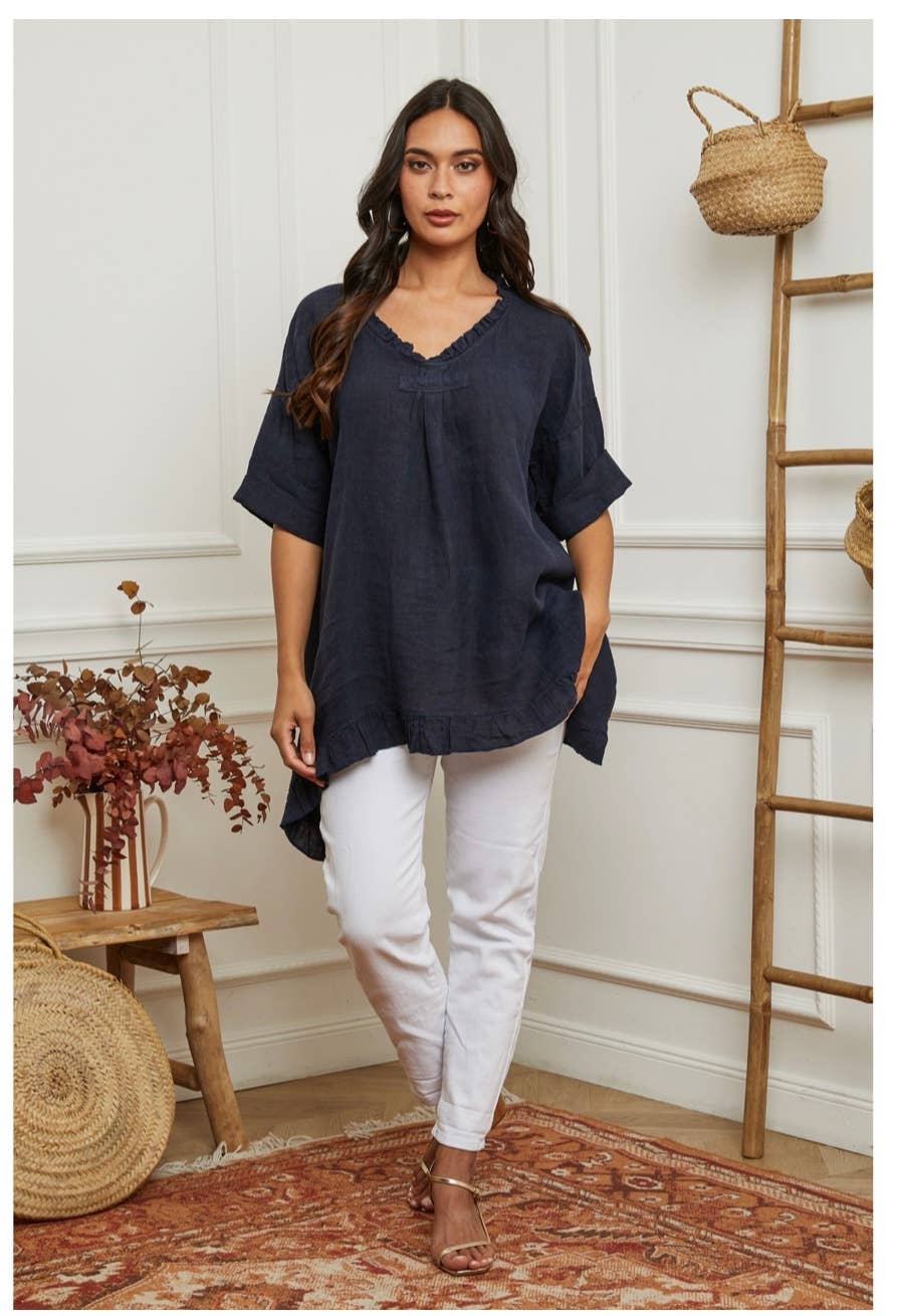 LÉA & LUC - Wholesale Tunic - Women's - 100% Linen Tunic REF.1076852