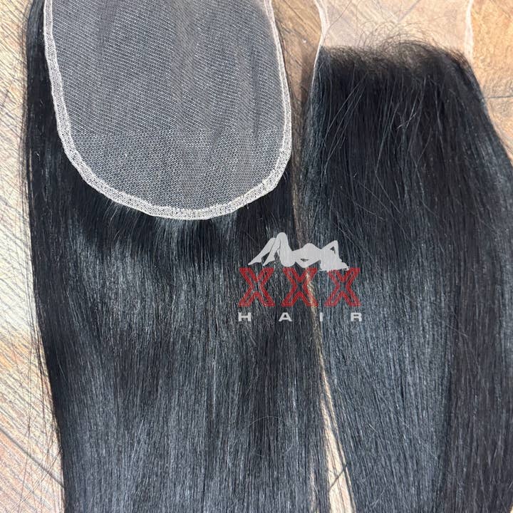 XXXHAIR LLC - Wholesale Hair Extensions - 20” Raw Vietnamese Straight HD 5*5 Lace Closure