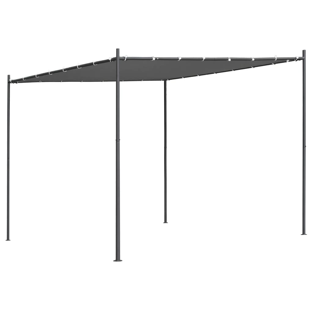 Greenwestons - Wholesale Tent - Green's Gazebo with Slanted Roof 118.1"x118.1"x101.2" Anthra0
