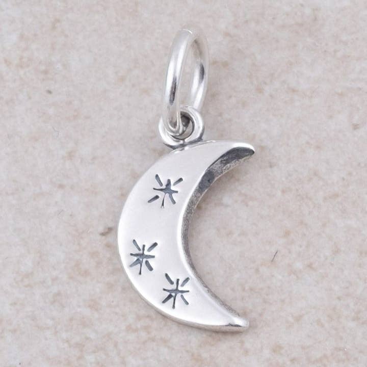 Moon Charm for wholesale by Holly Lane Christian Jewelry