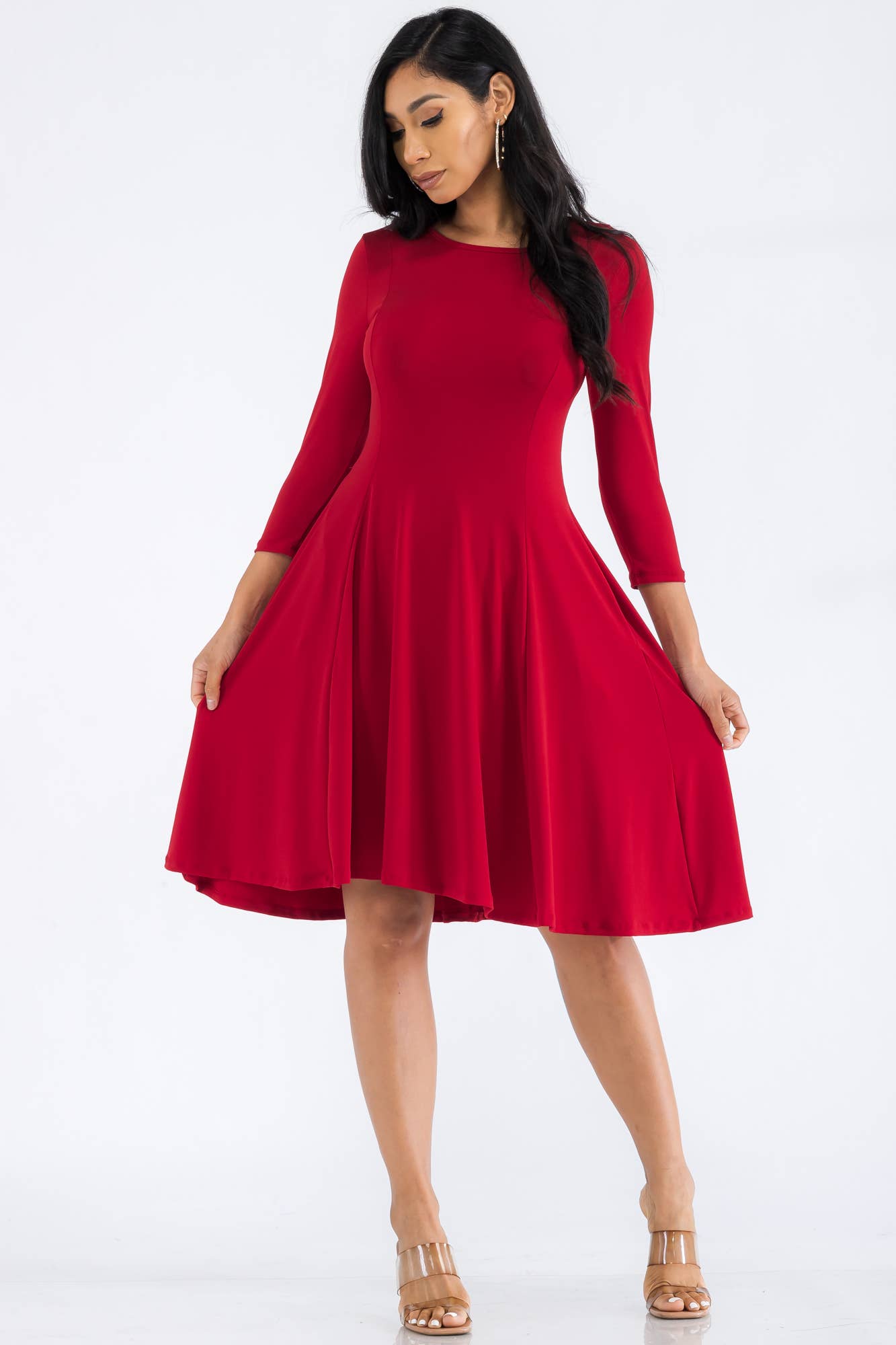 H&H Fashion Inc. – Großhandel Kleid – Damen – HH711X-SL - Langärmliges Tunikakleid21