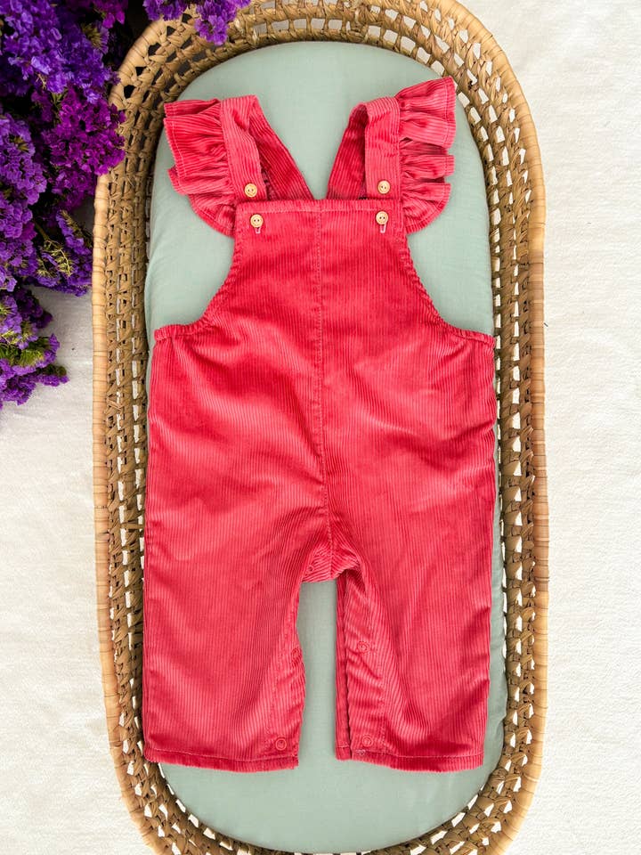 Pink Corduroy Overalls for wholesale by Maria Jasmim Baby & Child
