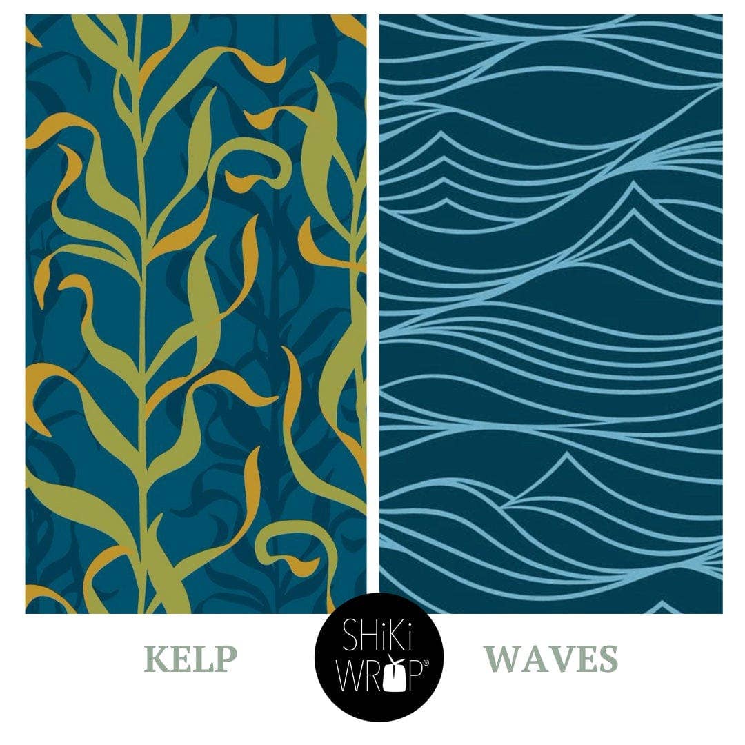 Shiki Wrap - Wholesale Flat Wrap - Large Reusable Cloth Furoshiki Gift Wrap | Kelp & Waves2