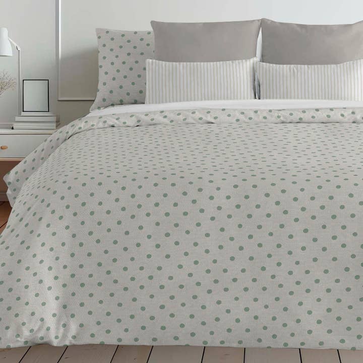 SG HOGAR - Vendita all'ingrosso Copripiumini - Copripiumino Manukau 100% cotone con bottoni2