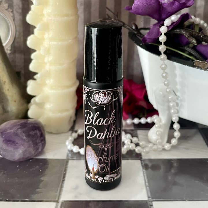 Black Dahlia Boutiques - Wholesale Roll-On Fragrance - Black Dahlia Gothic Perfume Oil0