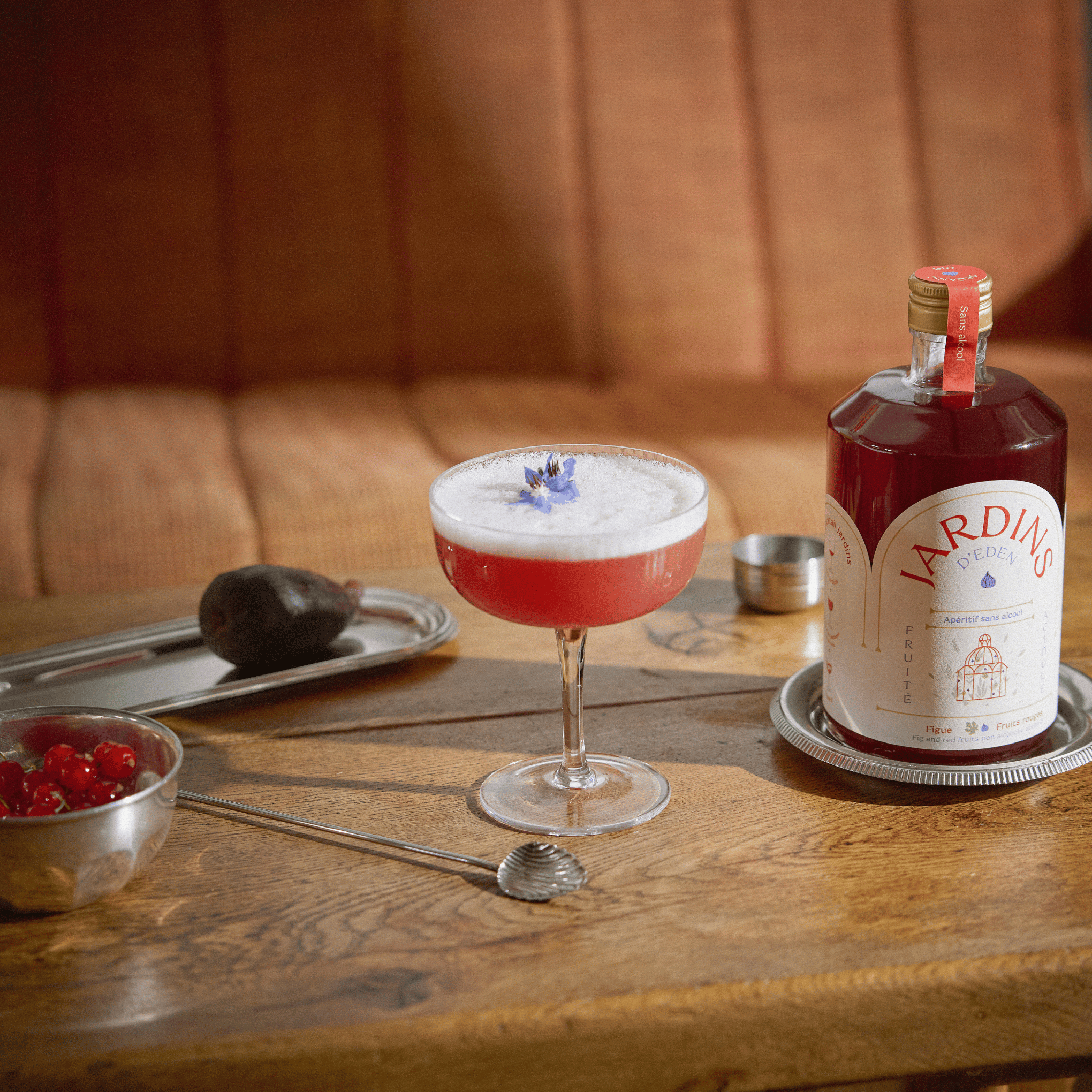 Jardins - Wholesale Non-Alcoholic Aperitif/Mocktail - Gardens of Eden - Fig & Red Fruits - 70 cl2