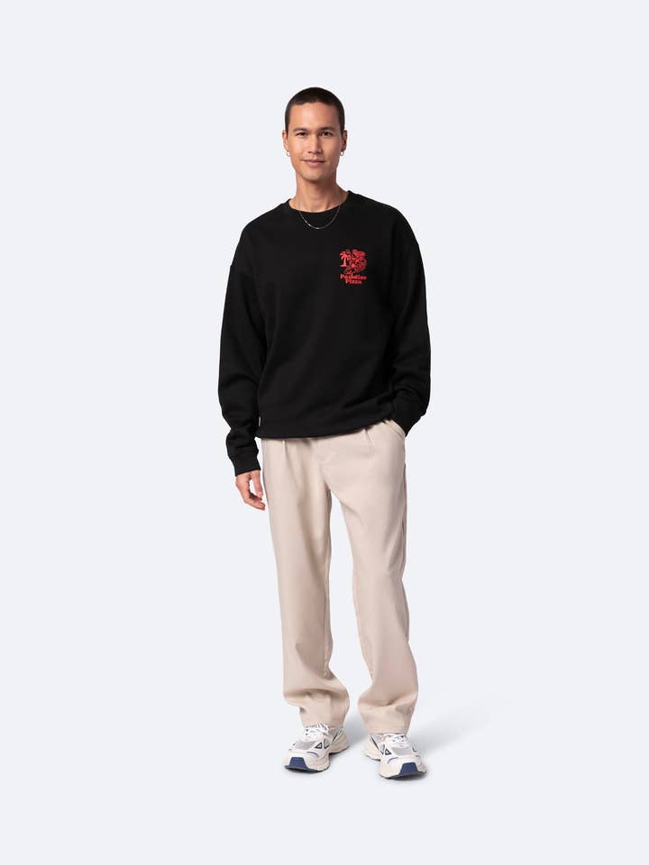 Sort Paradise Pizza Sweater - Sort for engroshandel på Faire