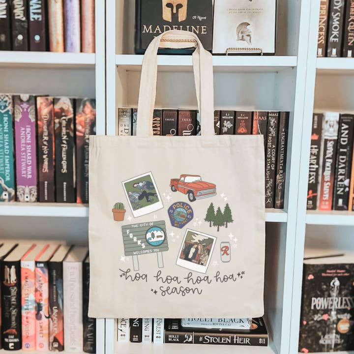 Sac fourre-tout en toile sublimée inspiré de la saison Twilight Hoa pour la vente par Awfullynerdy.co