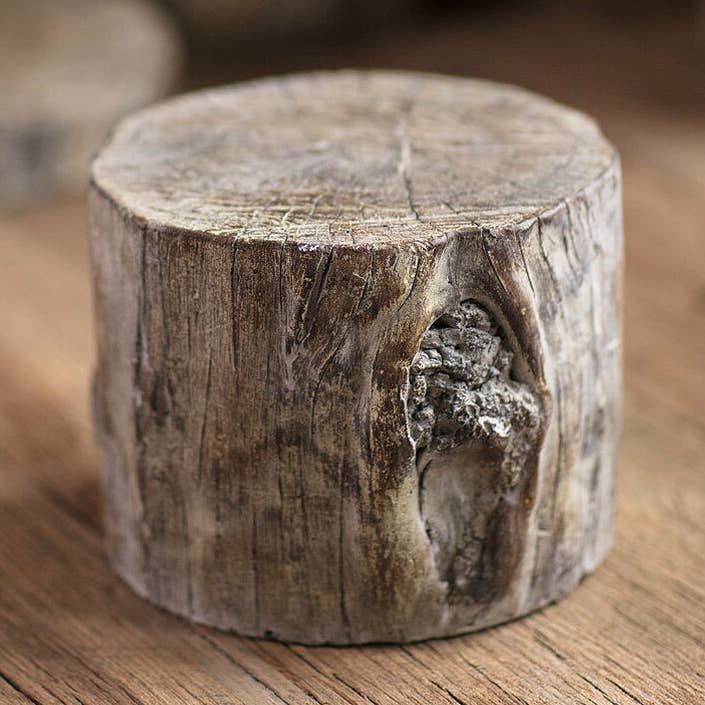 Vagabond Vintage - Wholesale Decorative Tabletop Object - Cement Tree Trunk - Short0