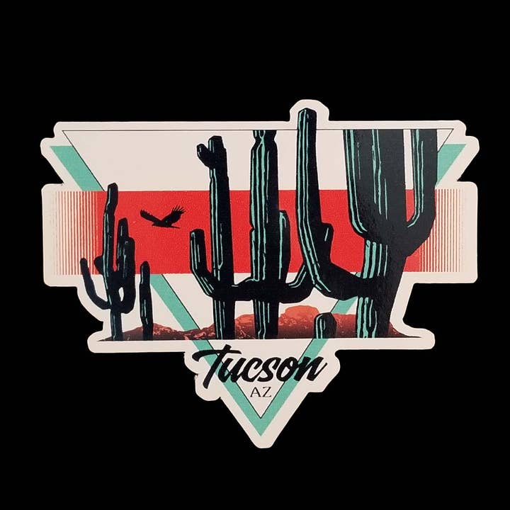 "Tucson Triangle" Sticker for wholesale by Tanline Printing