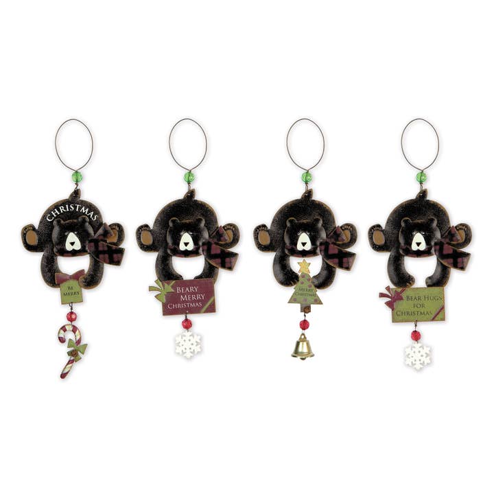 Sunset Vista Designs - Wholesale Ornament - Beary Merry Bottoms Up Ornament2