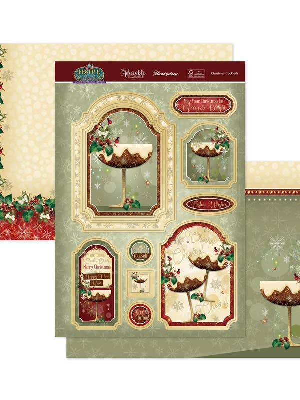 Jul Cocktails Luksus Topper Sæt for engroshandel hos Ecstasy Crafts Distributing