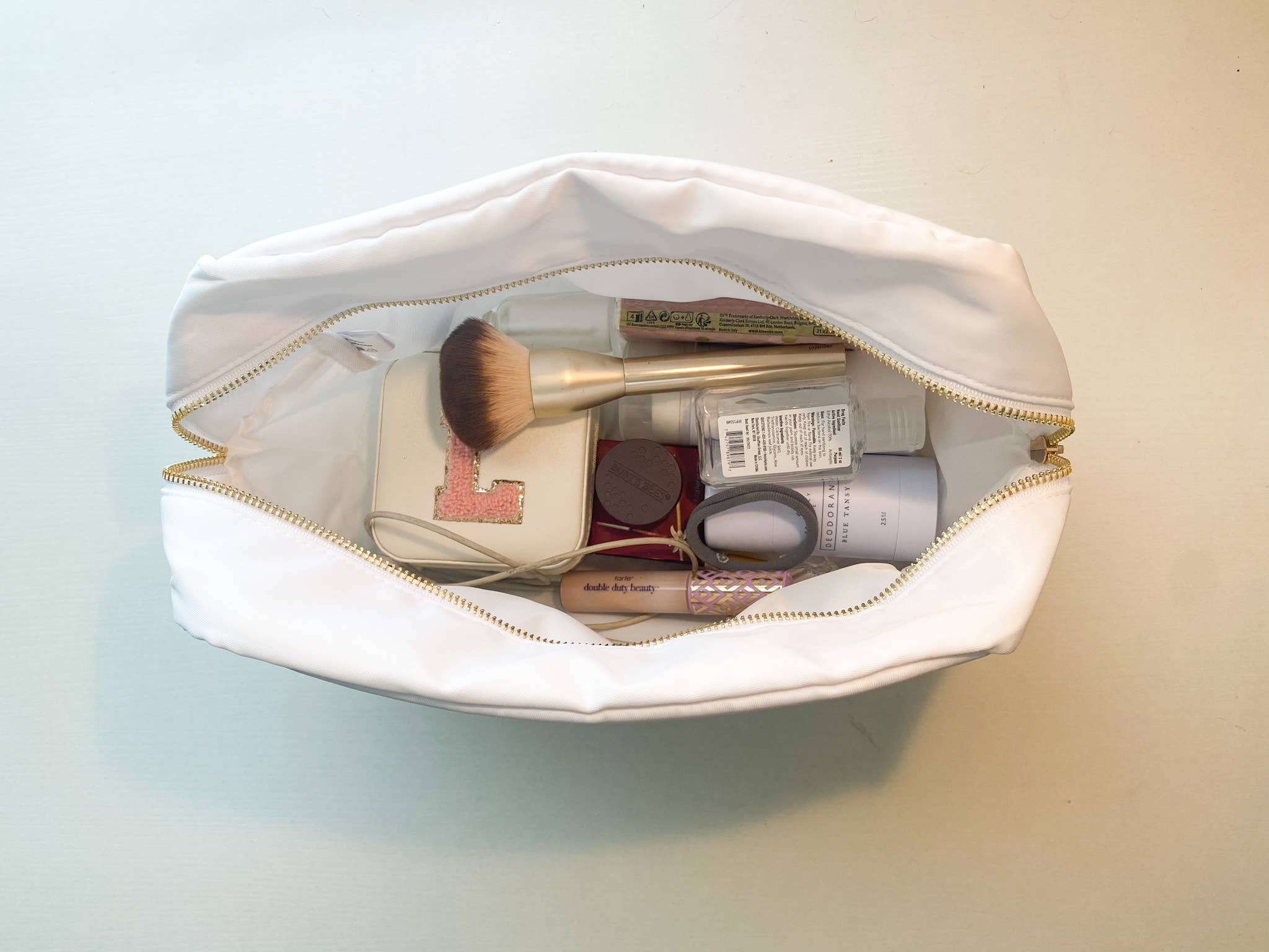 The Loki Shop - Wholesale Make-up/cosmetic bag - Bride Pouch With Patches XL or L Makeup Bag For Bridal Shop4