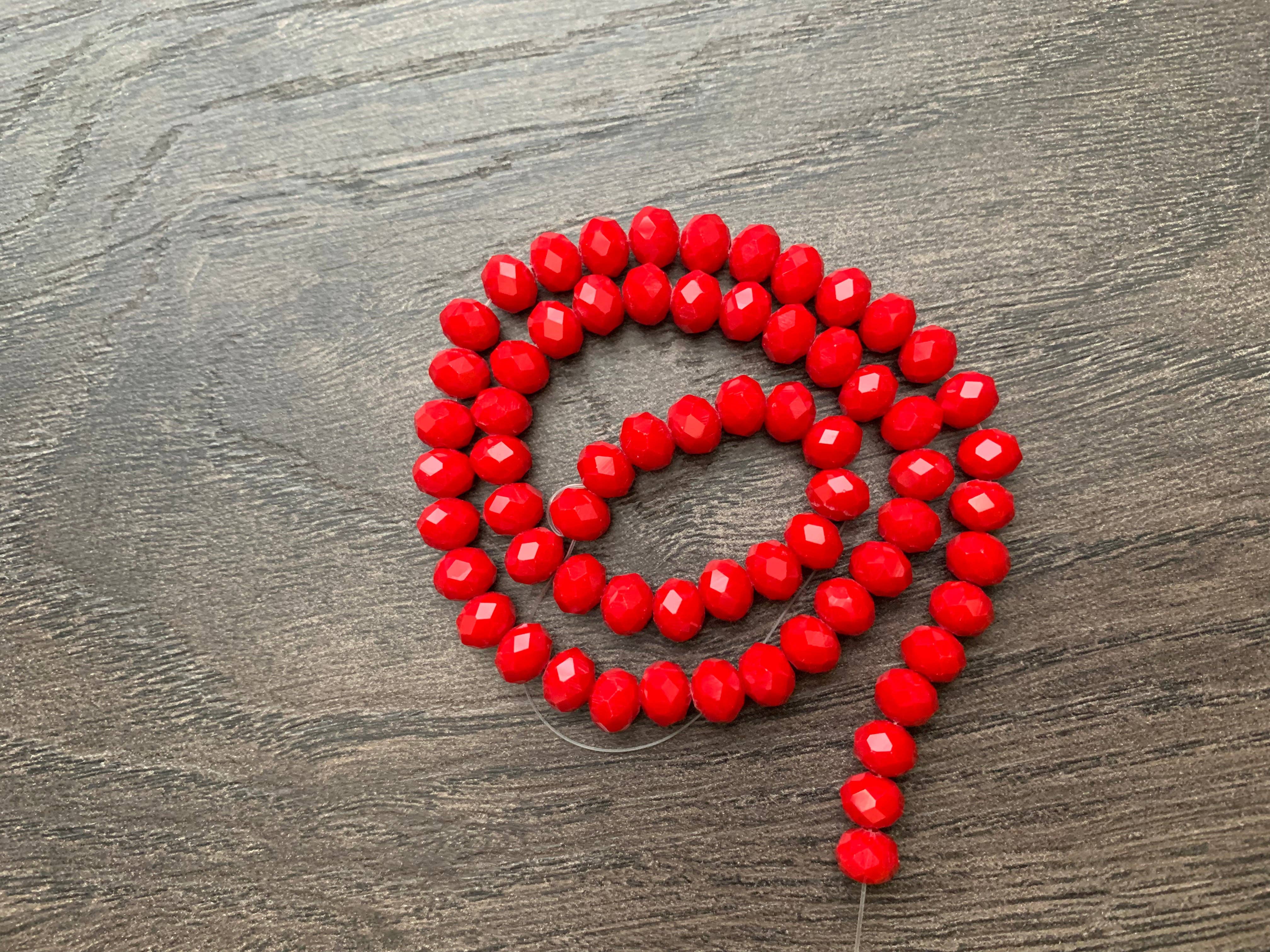 MaddieMayShop - Wholesale Beads - 8mm Rondelles Crystals for Jewelry making1