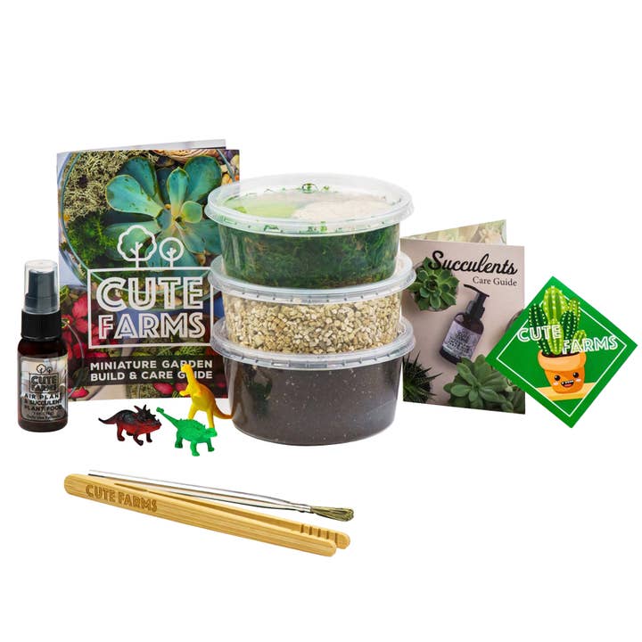Cute Farms - Wholesale DIY Craft Kit - Small Terrarium Kit