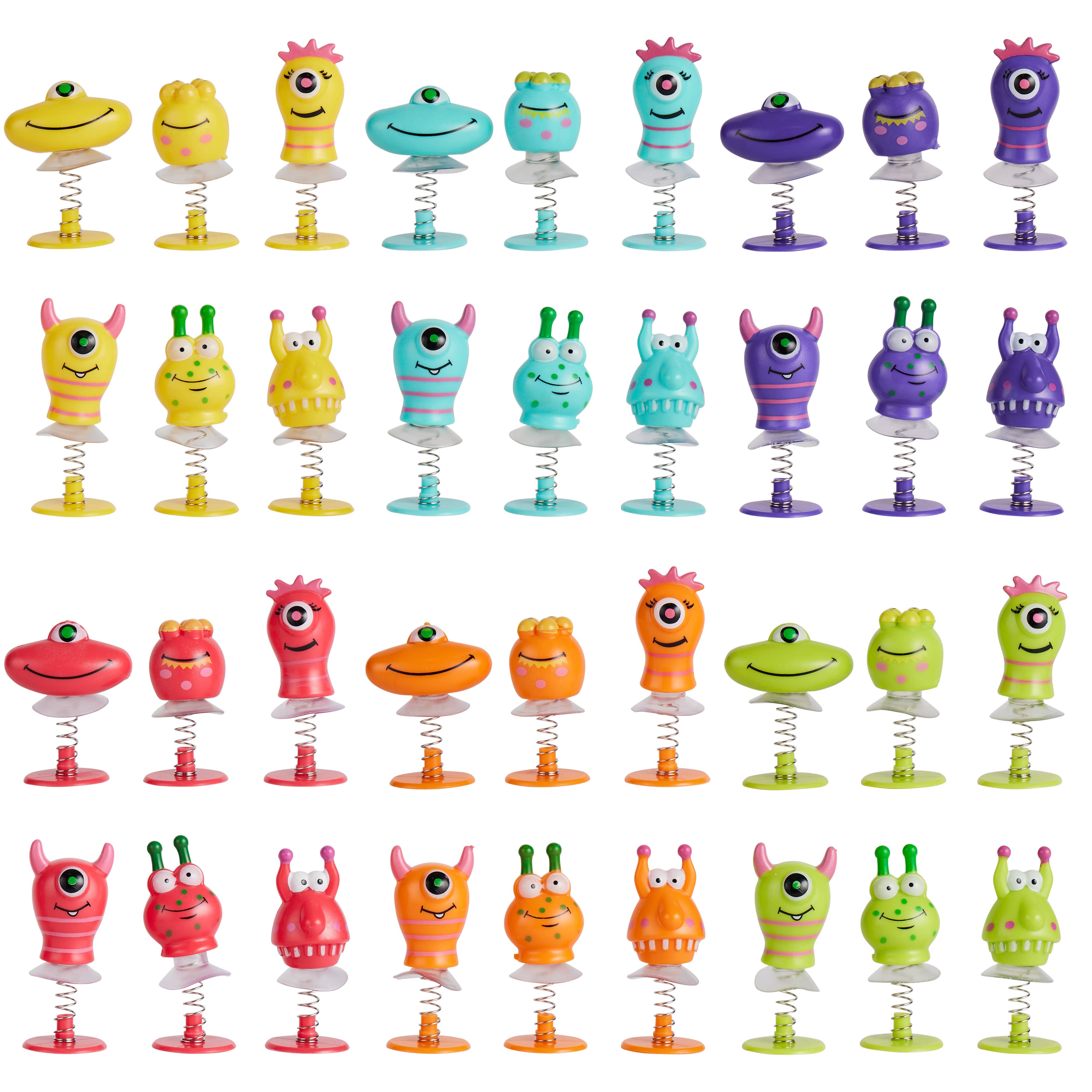 The Twiddlers – wholesale Classic toy – Kids – 36 Monster Spring Jump Up / Pop Up Party Toys for Kids8