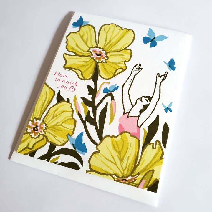 Little Green - Wholesale Graduation Card - SALE I Love to Watch You Fly Graduation Card3