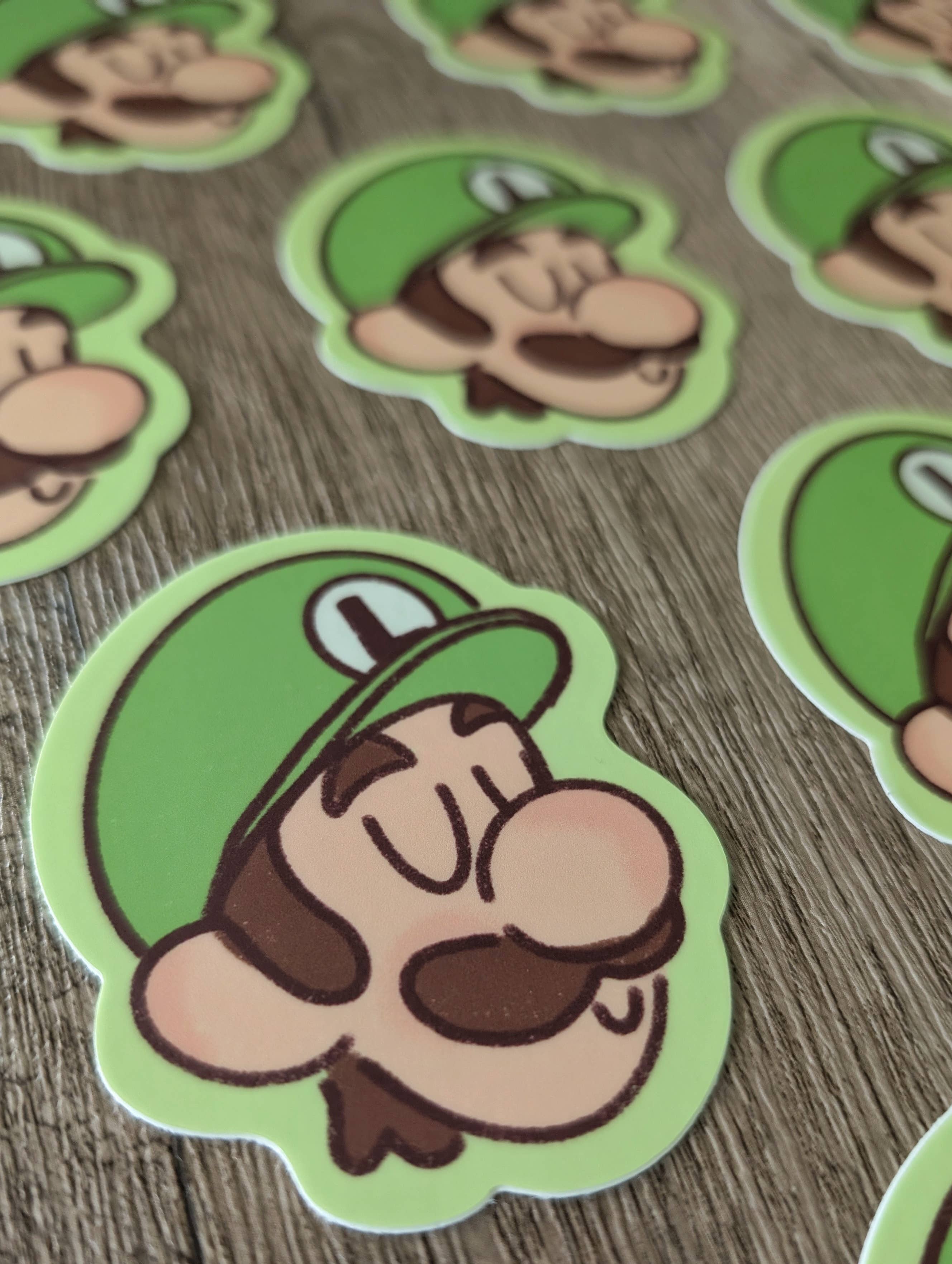 Sadsquatch – Großhandel Aufkleber – Netter Super Mario Friends Luigi Peach Wario Vinyl-Aufkleber12