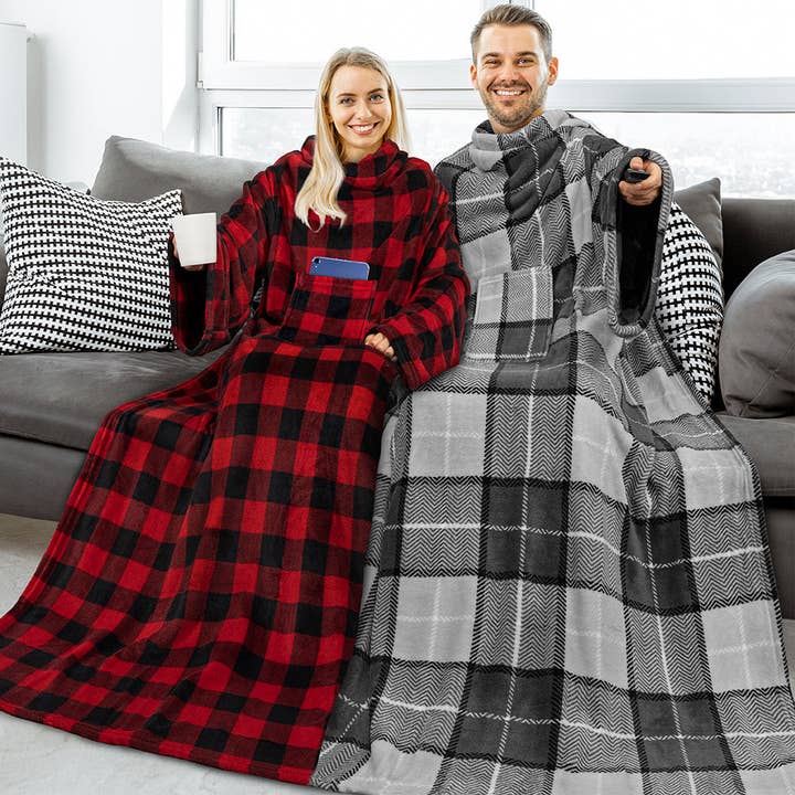 Pavilia - Vendita all'ingrosso Plaid - Coperta con maniche - Tasca applicata65