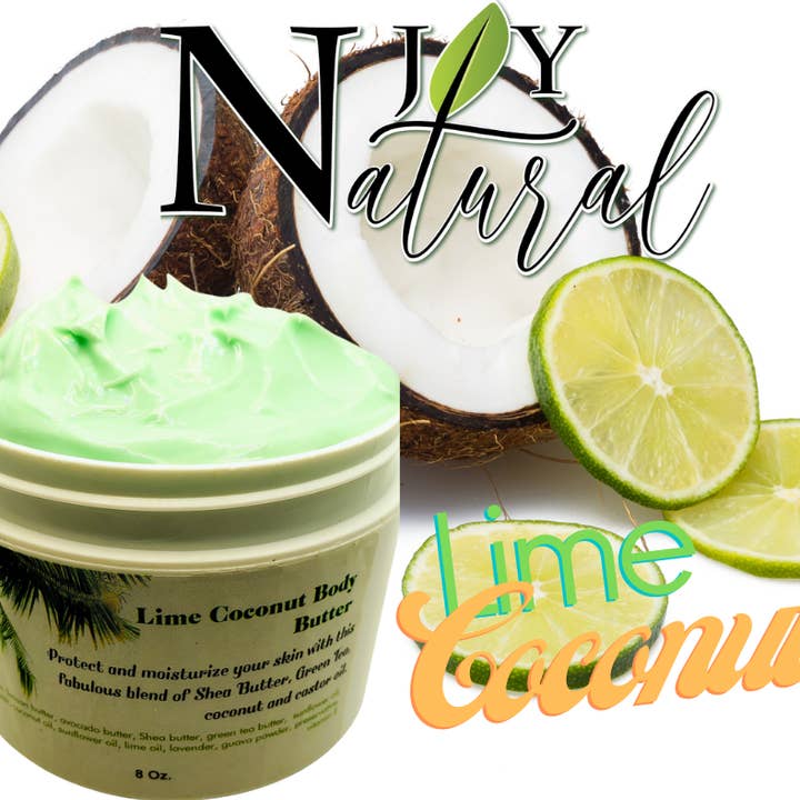 Lime Coconut Body Butter for wholesale by NJOY Natural