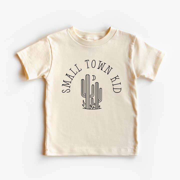 Small Town Kid | 100% Cotton Baby Bodysuit or Tee for wholesale by Wildflowers + Cotton