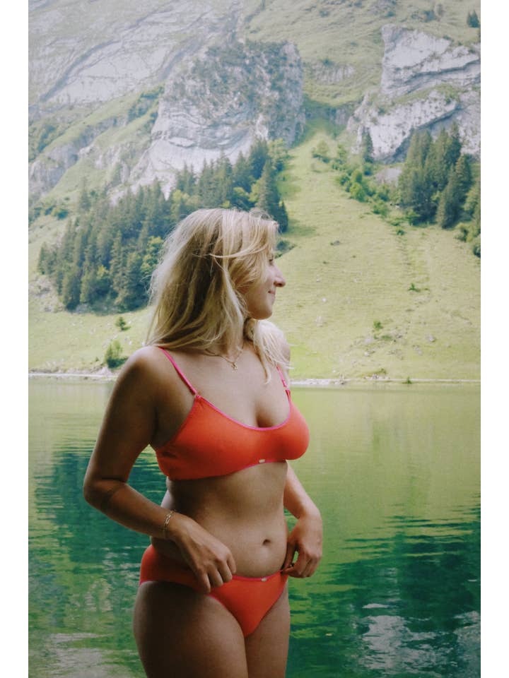 Troo. - Wholesale Swim Bottoms - Women's - Orange Bamboo Bikini6