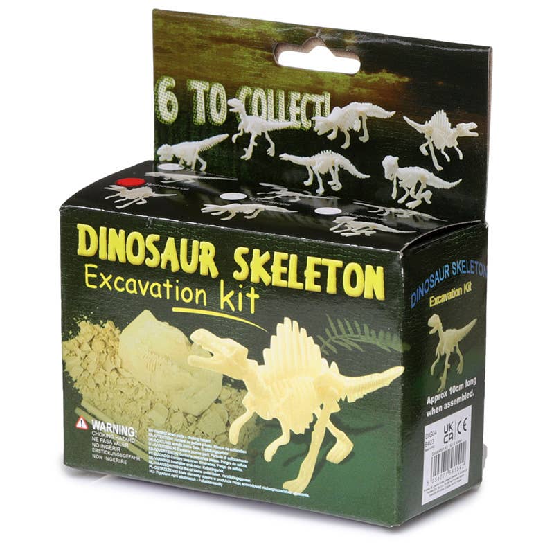 Puckator Ltd – wholesale Puzzle – Child – Small Dinosaur Skeleton Dig It Out Kit1