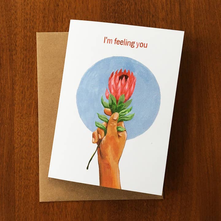 I'm Feeling You | Greeting Card for wholesale by Art of Robert Liu-Trujillo