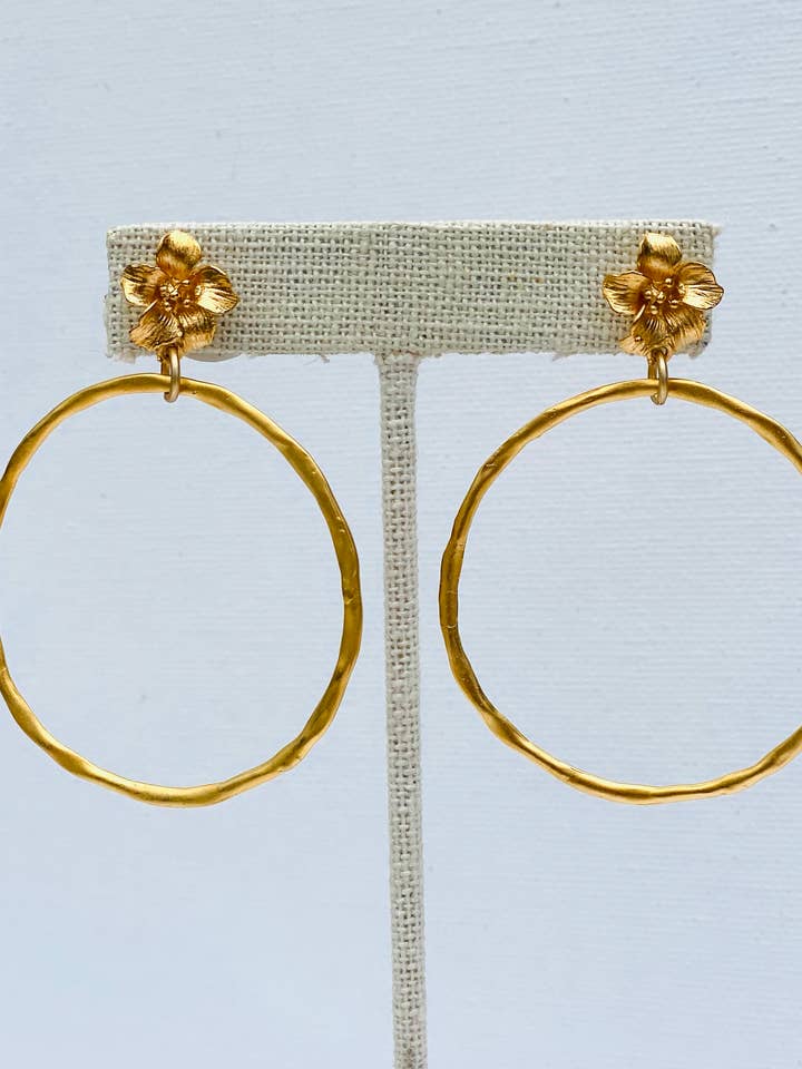 Flower Hoop for wholesale by Kori Green Designs